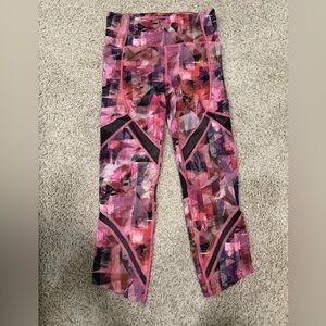 Lululemon On Pace Crop 21” Sun dazed multi pink